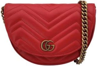 Gucci Pre-owned Cross Body Bags, female, Red, Size: ONE SIZE Pre-owned Vintage Crossbody Bag