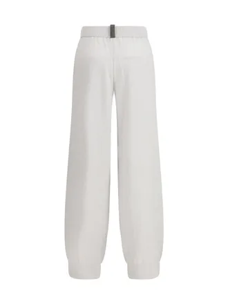 Fabiana Filippi Womens Jewel Detail Pants Pioggia Trousers