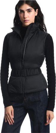 Emporio Armani Donsjas met afneembare rok - Dames - Mantels - Zwart - Maat: L