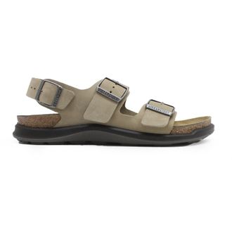 Birkenstock Milano CT W Waxy Leather Unisex Slingbacks Sandals - Tobacco Brown - Size:UK 5.5