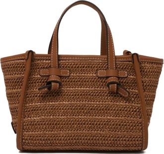 Gianni Chiarini Borsa tote intrecciata - Marrone