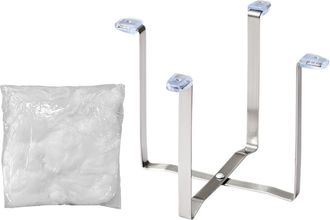 OEM Escurridor De Fregadero Plegable De Acero Inoxidable, 2 Piezas