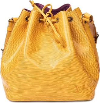 Louis Vuitton Borsa a secchiello goffrata - Giallo