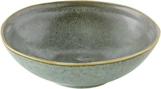 Easy Life Juego de 4 platos hondos Ø 18 cm en gres ESSENTIAL GREEN