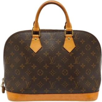 Louis Vuitton Pre-owned Handbags, female, Brown, Size: ONE SIZE Pre-owned Coated Canvas Handbag