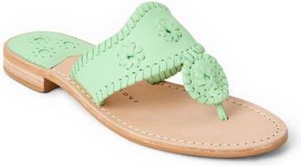 Jack Rogers Jacks Flat Sandal in Pistachio at Nordstrom, Size 9.5