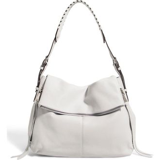 Aim&eacute;e Bali Double Entry Bag in Cloud W/Shiny Gold at Nordstrom