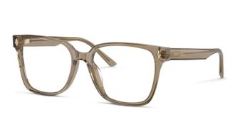 Jimmy Choo London Womens Transparent Prescription Eyeglasses Frame In Clear Brown