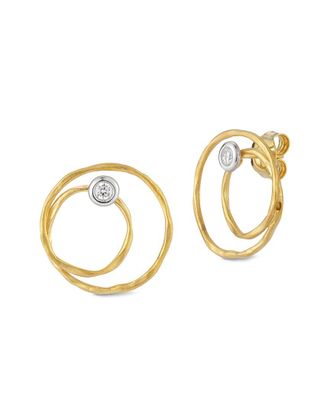 I.Reiss Company 14K 0.15 Ct. Tw. Diamond Circle Earrings