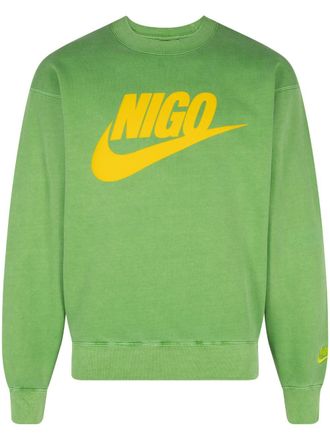 Nike Nigo NRG sweatshirt - men - Polyester/Cotton - S - Green