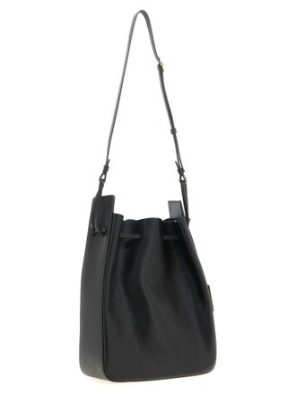 Saint Laurent Womens Bicolor Calfskin Crossbody Bag