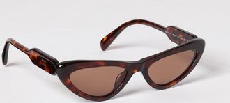 Miu Miu Occhiali da sole in acetato con montatura triangolare e logo