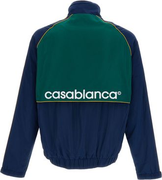 Casablanca Multicolor Taffeta Windbreaker Track Jacket