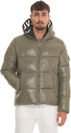 Save The Duck Edgard Hooded Harrington Jacket - Heren - Winterjassen - Groen - 2XL - Polyester - Jassen