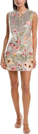 Milly Ivette Floral Sequins Embroidery Dress