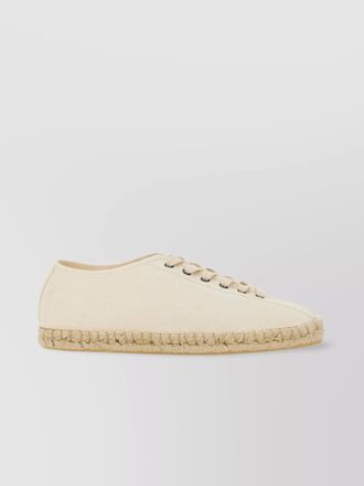Christophe Lemaire canvas espadrilles round toe
