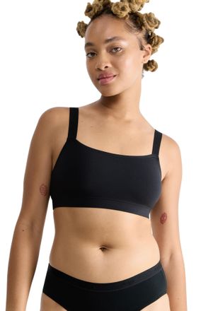 sloggi Bustier SLOGGI GO Casual, Damen, Gr. S, N-Gr, schwarz, Single Jersey, Obermaterial: 82% Baumwolle, 18% Elasthan, clean, unifarben, BHs Bustier, weiche