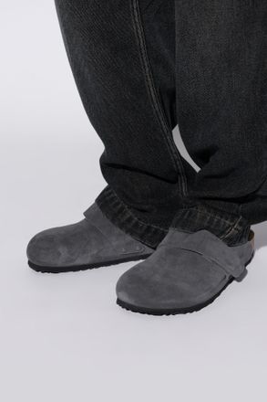 Birkenstock Loma Slides, Mens, Grey