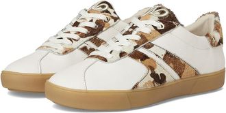 Naturalizer Medina Womens Slip-on Dress Shoes Warm White Leather/Brown Cow Print Leather : 10.5 M (B), Synthetic