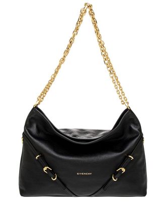 Givenchy Voyou Medium Leather Hobo Bag