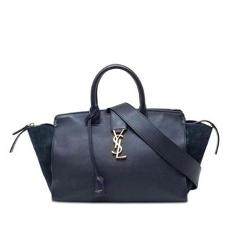 Saint Laurent Pre-owned Satchel - unisex - Yves Saint Laurent Vintage - Vintage Shoulder Bags - Blue - ONE SIZE - Pre-owned