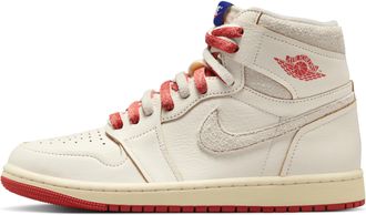 Nike Jordan Womens Air Jordan 1 High OG Rare Air Shoes in White | DB4612-100