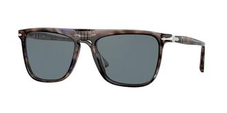 Persol PO3225S Polarized 11553R Mens Sunglasses Blue Size 56