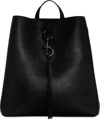 Rebecca Minkoff Megan Leather Backpack in Black at Nordstrom