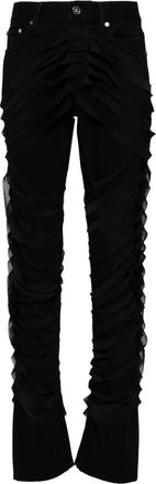 Helmut Lang Jeans con nastro - Nero