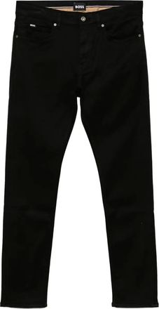 BOSS Delaware slim-fit broek - Zwart