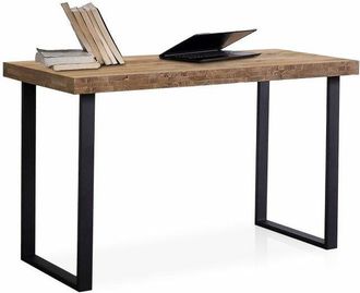 OEM Mesa De Estudio Natural Roble Boreal - Negro 120