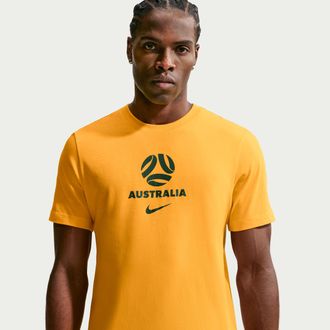Nike Australia Nike Mens Soccer T-Shirt in Yellow | IH2170-739