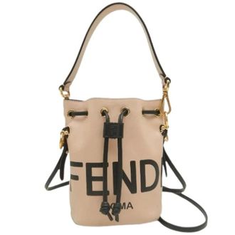 Fendi Pre-owned Bucket Bags, female, Beige, Size: ONE SIZE Pre-owned Vintage Bucket Shoulder Bag
