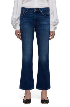 7 For All Mankind Crop Bootcut Jeans in Current at Nordstrom, Size 32