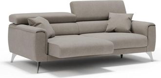 Divani.Store Sof&aacute; con asientos deslizantes impermeable 169 cm beige