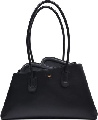 Baldinini Leren Schoudertas - Dames - Schoudertassen - Zwart - ONE Size - Leer - Tassen