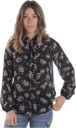 Liu Jo Tie-neck Shirt - Dames - Overhemden - Veelkleurig - L - Polyester - Overhemden