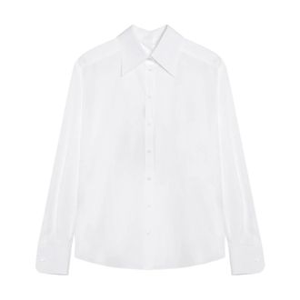 Dolce & Gabbana Camisa de popelina de algod&oacute;n - Blouses & Shirts - Mujer - Blanco - XS