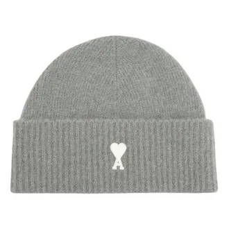 Ami FW25 Beanie Gray UBO005-KN0135-058