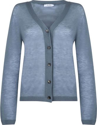 Max Mara Wollen vest - Blauw