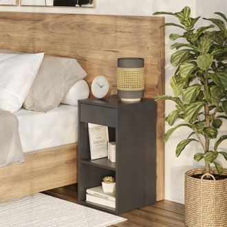 Vicco Mesilla De Noche Dany, Antracita, 35 X 65 Cm Con 1 Caj&oacute;n, Vicco