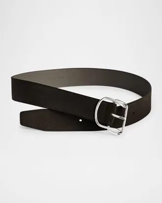 Toteme Swirl Suede Belt