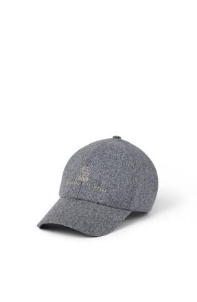 Brunello Cucinelli Baseball cap with logo in Medium Grey at Nordstrom, Size Xx-Large