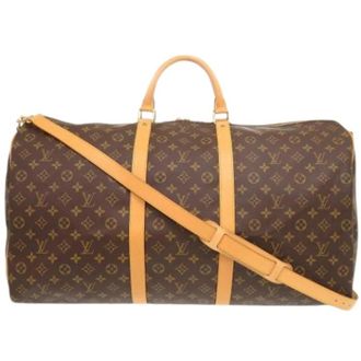 Louis Vuitton Pre-owned Boston Bag - Heren - Vintage Weekendtas - Bruin - ONE Size - Vintage