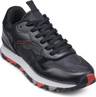 Karl Lagerfeld Camo Runner Sneaker in Black at Nordstrom Rack, Size 10.5