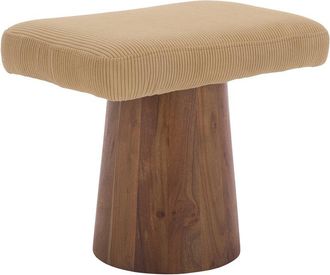 Safavieh Couture Bennato Wood Base Stool