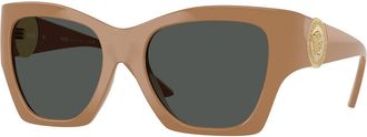Versace VE4452 551787 Womens Sunglasses Brown Size 55