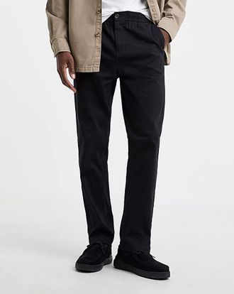 Jacamo Elasticated Waist Straight Fit Chino