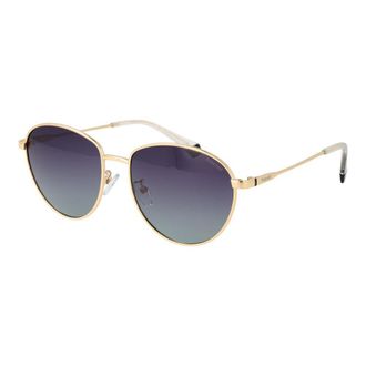 Polaroid Womens Gold Stainless Steel Sunglasses - One Size