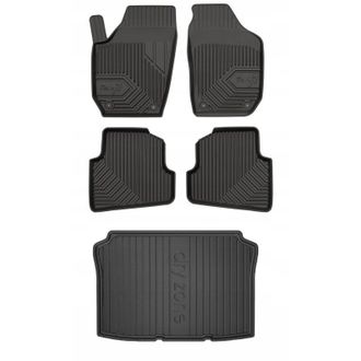 OEM Set 77 Alfombrillas Y Tapete Vw Polo 4 Hatchback 2001-2009 3 Puertas